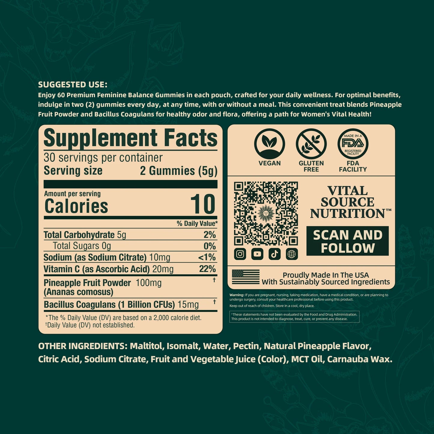 Premium Feminine Balance Gummies
